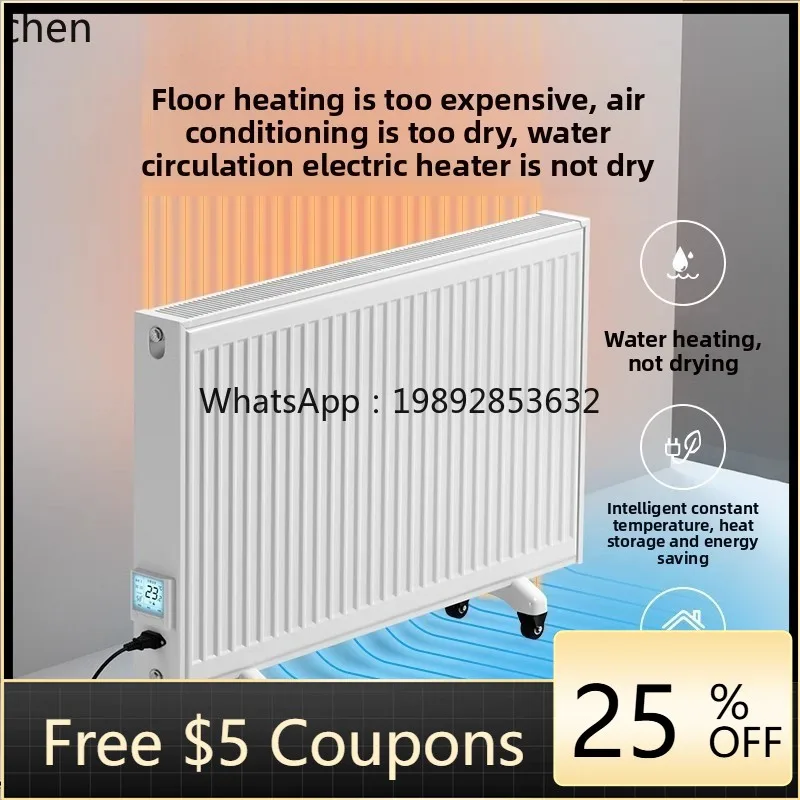 

Electric Heater Water Injection Heating Radiator Panel Wall-Mounted Movable Smart Electric Heater