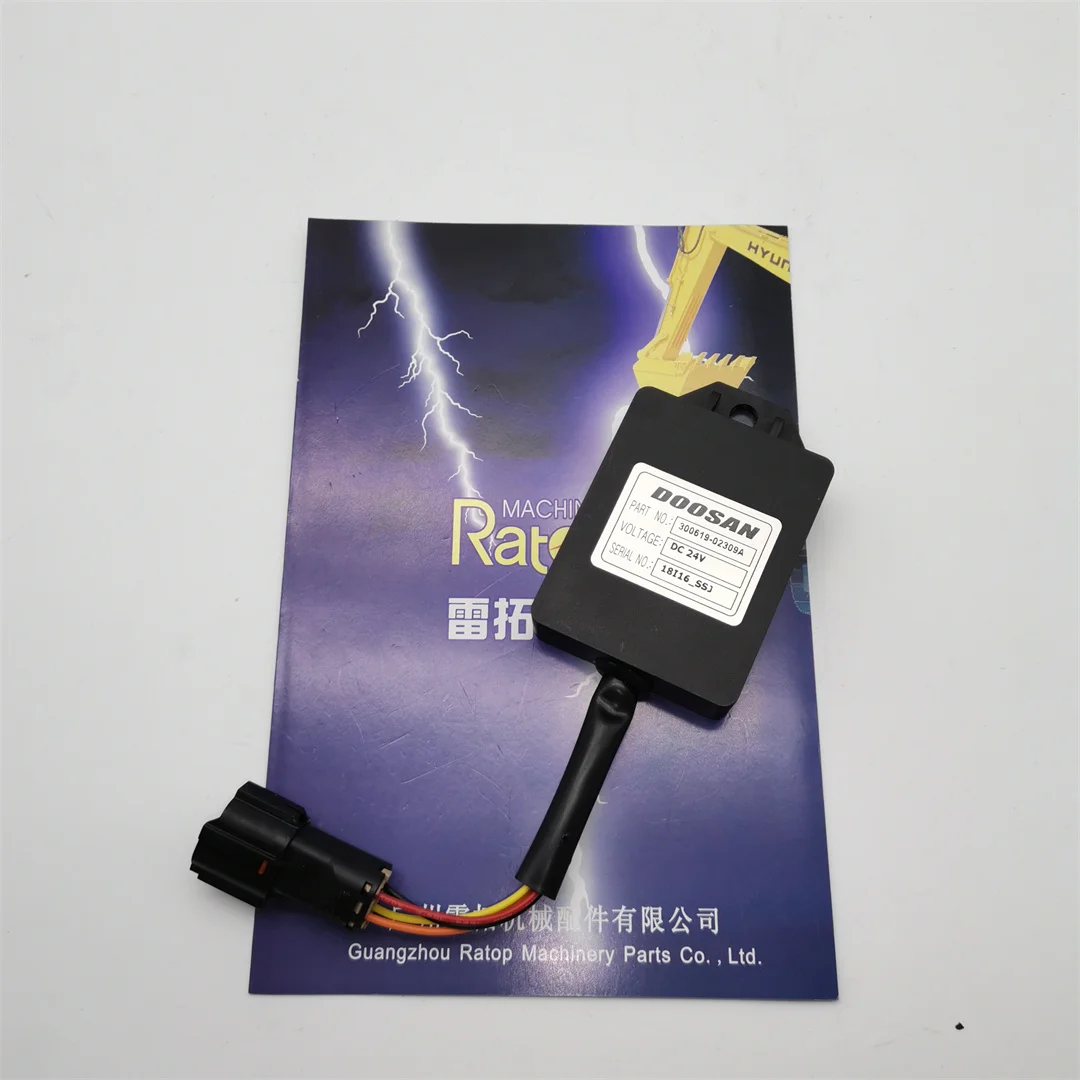 DX140 DX190 DX330 Excavator Parts 300619-02309A Electronic Timer Relay 300619-02309 30061902309