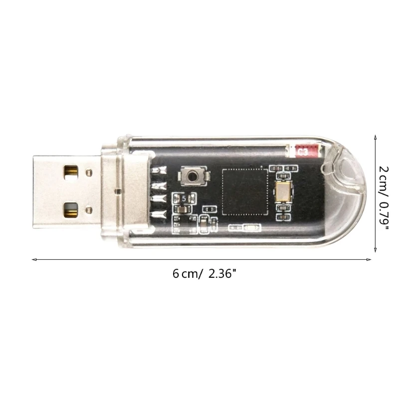 Portable USB Dongle U-disk for P4 9.0 System Cracked Serial Port ESP32 Wifi Module Board Plug Free USB Adapter