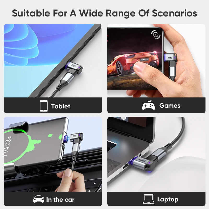 USB-C to USB-C 240W USB4.0 Magnetic OTG Adapter 24Pin Thunderbolt 4/3 Fast Charge Cable 8K@60Hz USBC Magnetic Female Converter ﻿