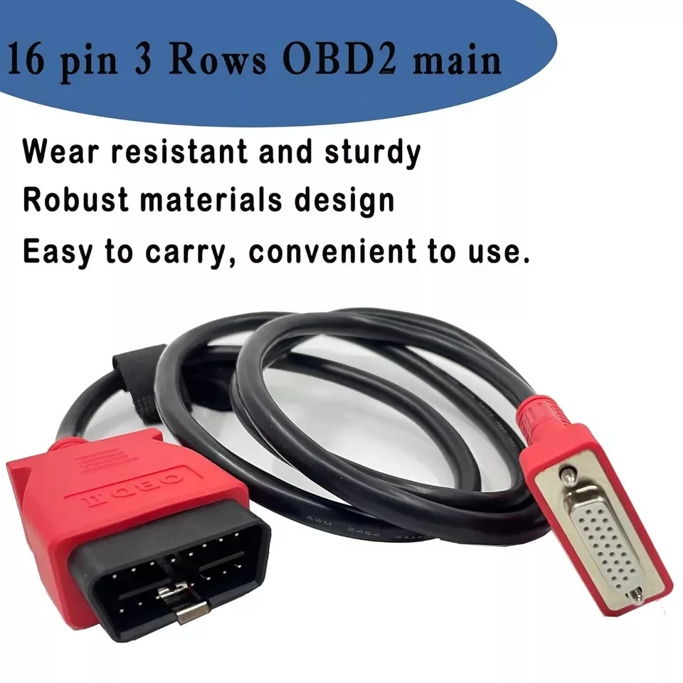 

OBD2 Main Test Cable 3 Rows For Autel MaxiSys MS908 PRO & Maxisys Elite Scanner