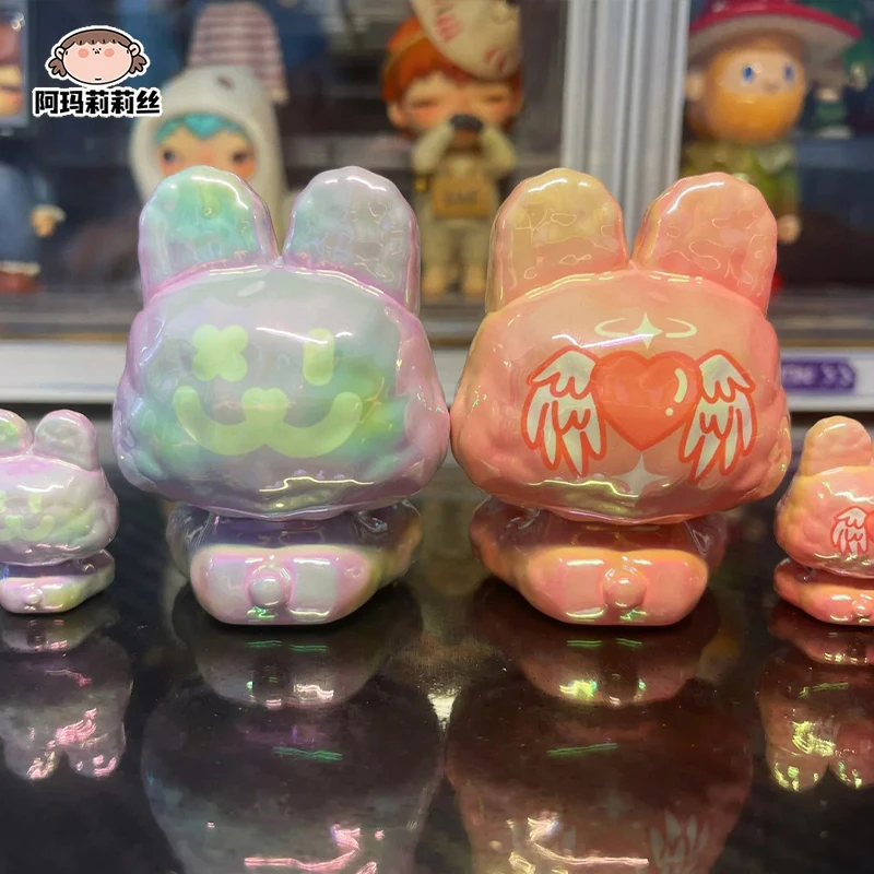 AMLLS Rabbit Hand Made Series Hanging Cards Cute Anime Action Figure Limited Edition Elevator Trendy Toys Designer Doll Gifts