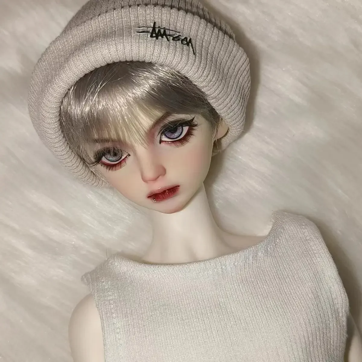 หมวกตุ๊กตา1/3 1/4 1/6สำหรับตุ๊กตา BJD ชายหญิงหมวกถักแบบทำมือของเล่นเด็กผู้หญิงเพลย์เฮาส์แต่งตัวเป็นของขวัญเครื่องประดับตุ๊กตาไม่มีตุ๊กตา