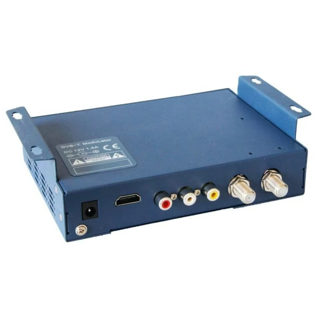 Satlink WS‑6990 HD Single Channel RF Modulator, H.264 DVB-T/DVB-C Encoder, HDMI & AV Input Terrestrial Digital TV Modulator