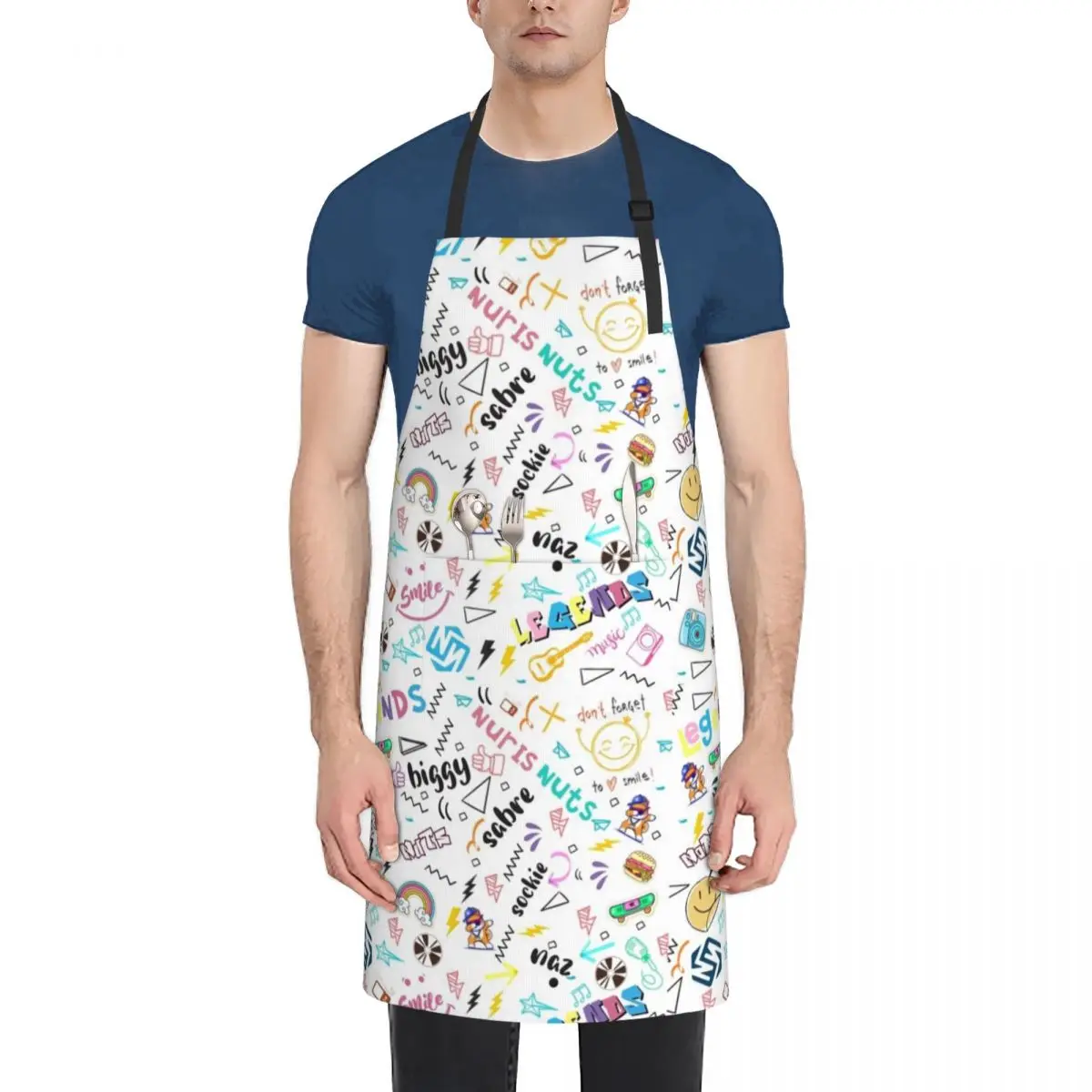 

Norris Nuts Seamless Pattern, Norris Nuts Pattern Apron For Woman Kitchen For Men Apron