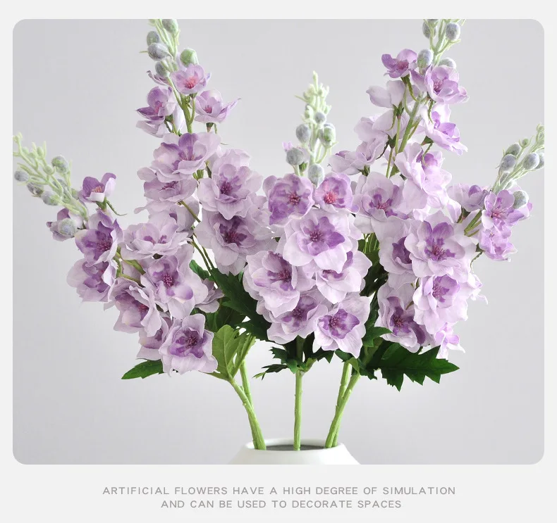 4 Stück/Set Feuchtigkeitsspendende Violette Kunstblumen für Heim- und Partydekoration, Tischdekoration für Hochzeitshintergrund, Blumenarrangement, Veilchen – Detail 11