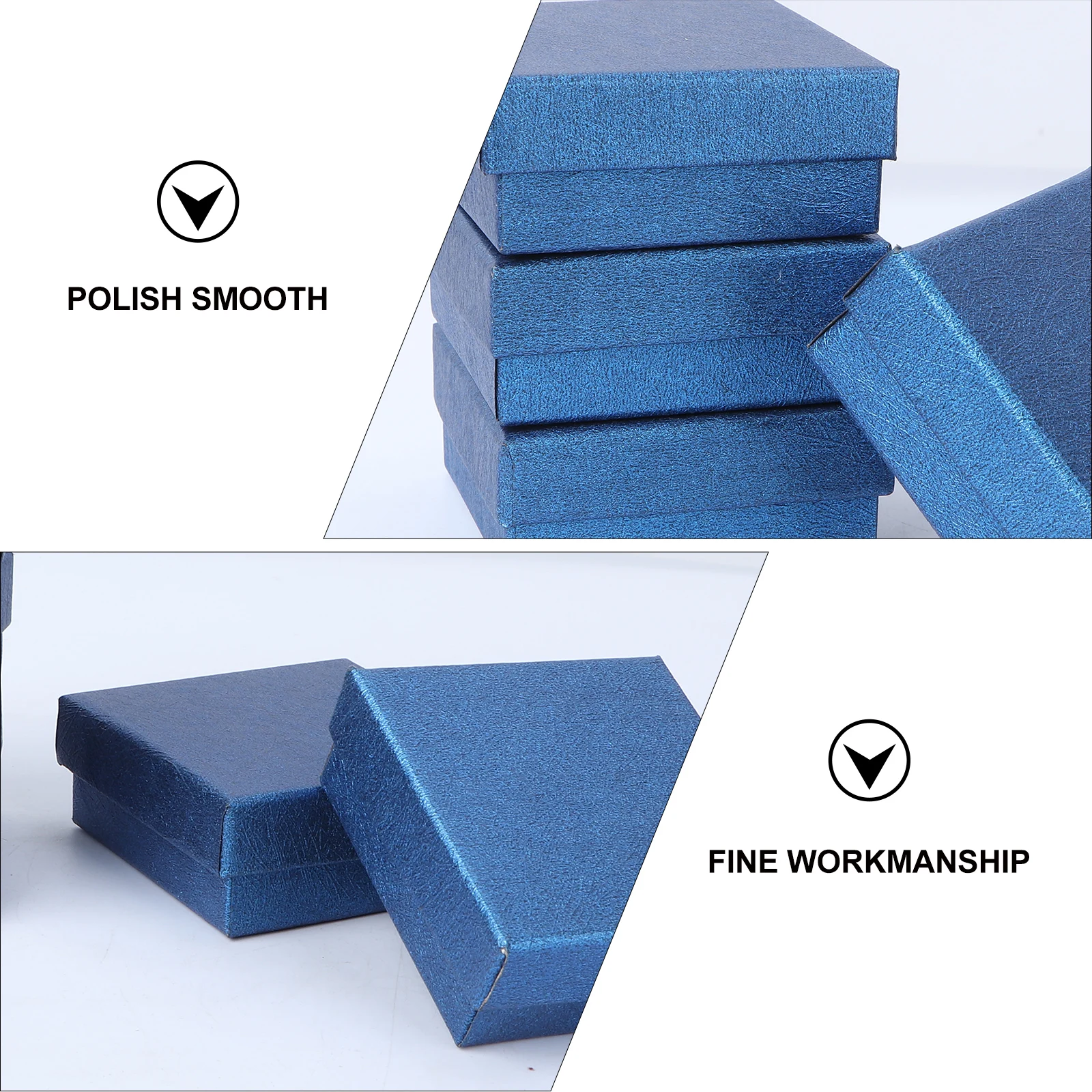 

10Pcs Jewelry Packaging Box Retro Vintage Style Earring Necklace Storage Container Cardboard Box