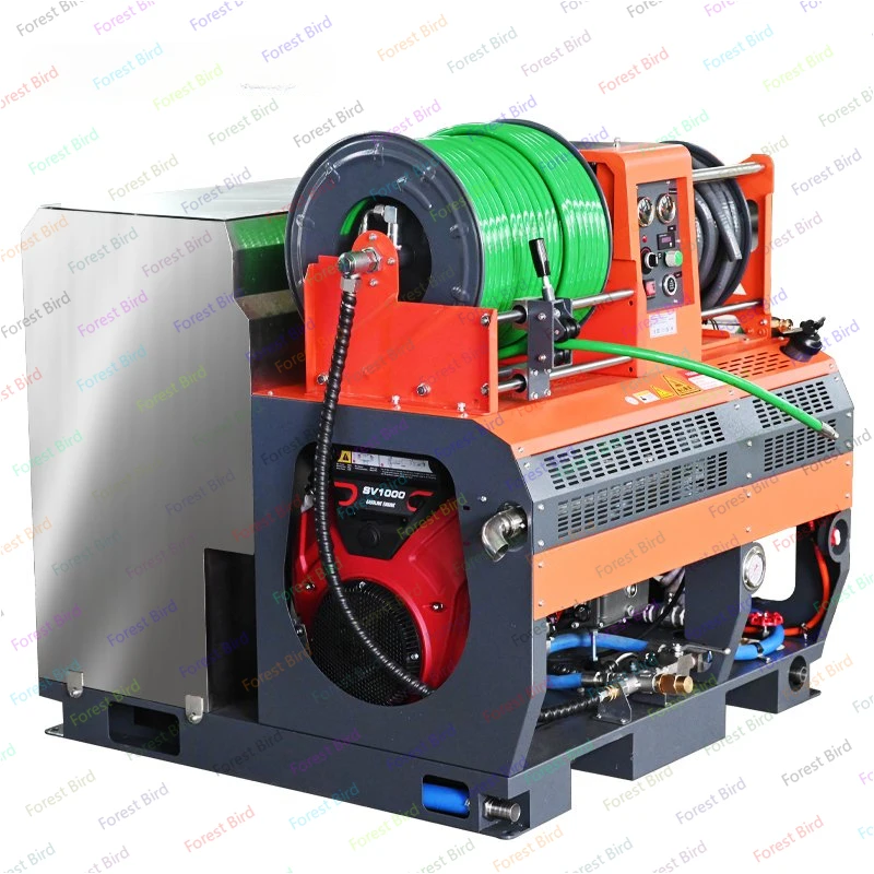 Speed Adjustment 200bar17gpm Transmission Transmission Sewage Pipe Cleaner Truck Mounted Sewer Injector Drain Cleaner