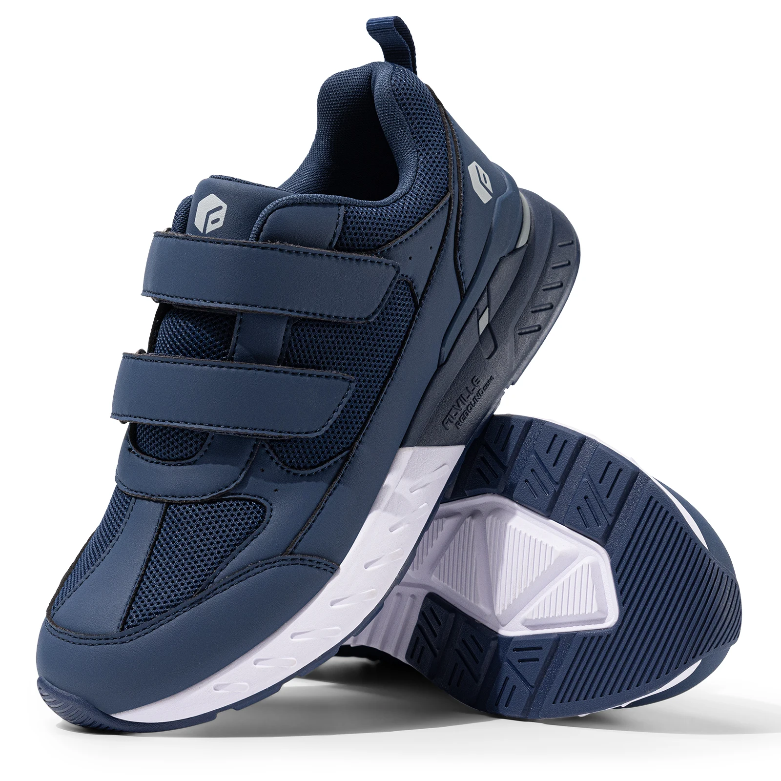 FitVille Zapatos para diabéticos para hombres, zapatos para caminar con cierre ajustable de ancho extra ancho, zapatillas sin cordones para aliviar el dolor en el pie hinchados