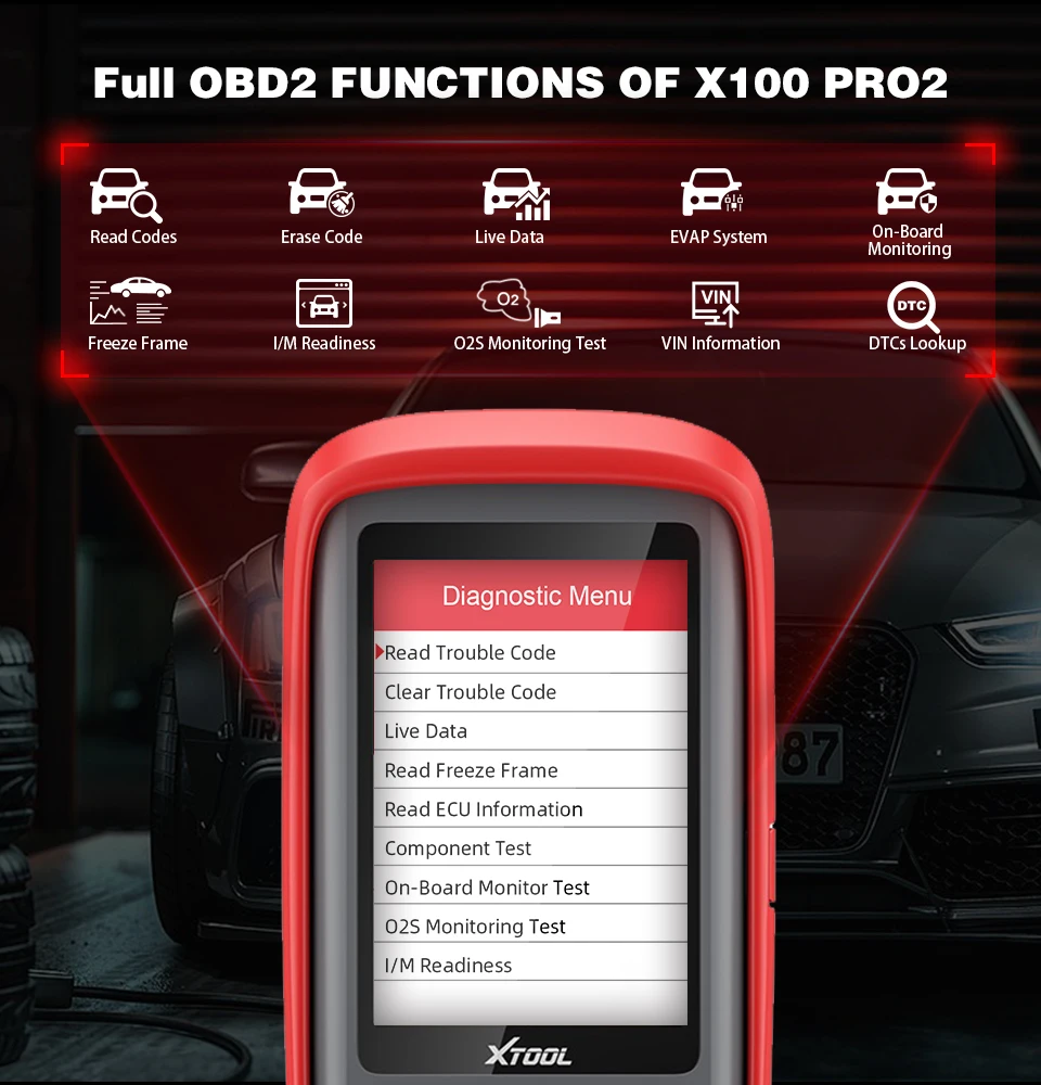 2024 Original XTOOL X100 Pro2Pro3 Mileag-e Programming IMMO Car Diagnostic Tool Auto Key Programmer Odometer Adjustment