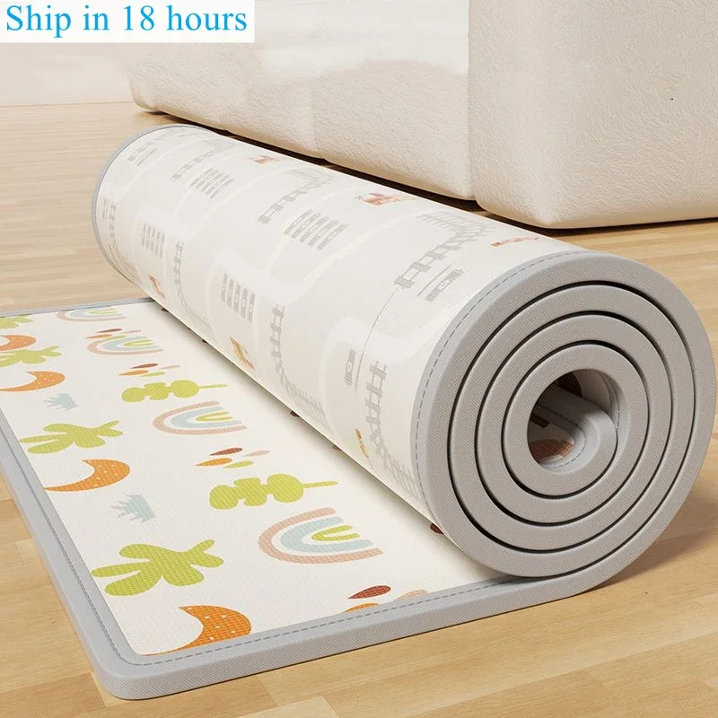 Multiple size options Play Mat for Children's Safety Mat Thicken 1/0.5cm Environmentally Friendly Baby Crawling Carpet Rugs