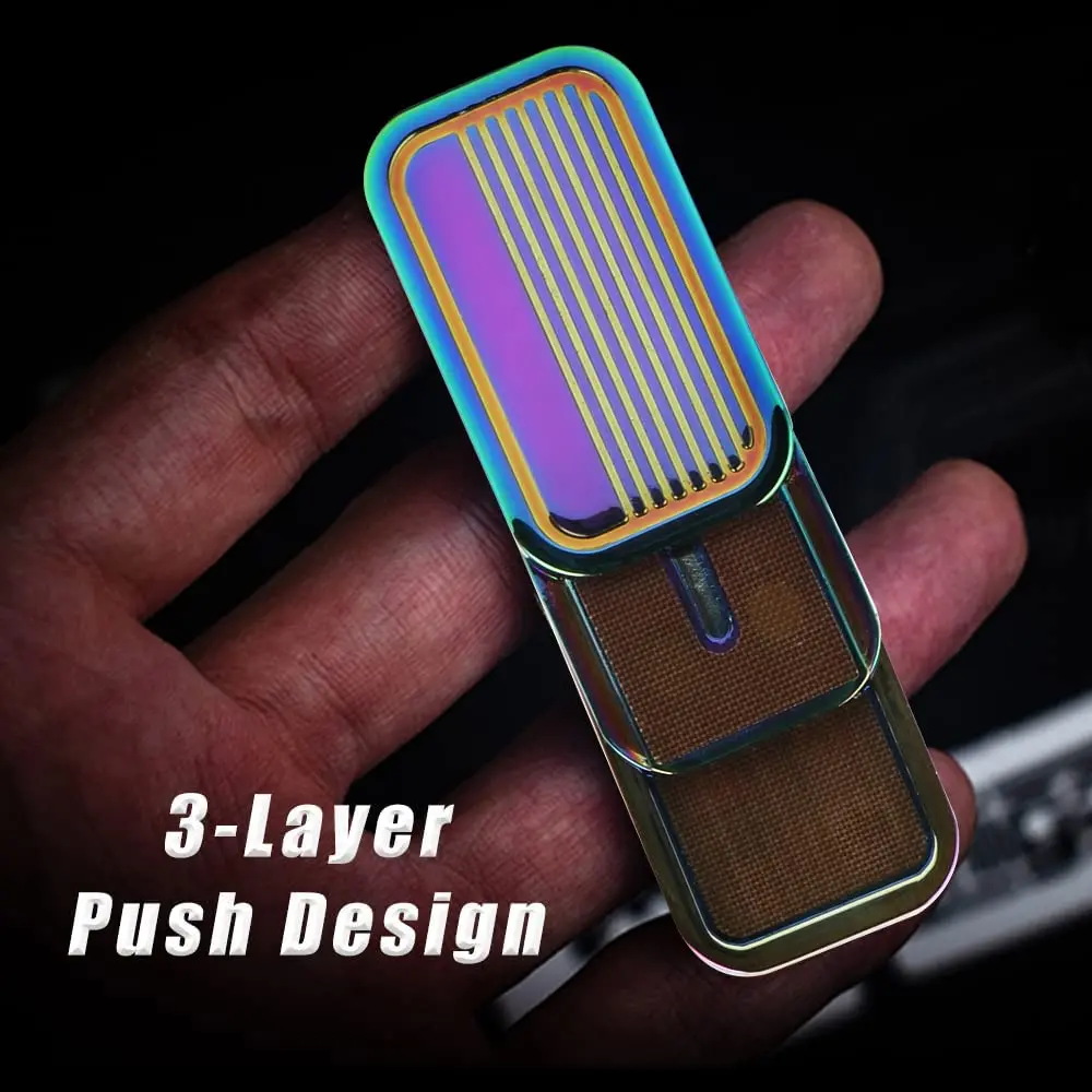 Edc metal fidget slide brinquedo-antigo do estresse edc fidget slide lazer metal adulto mão brinquedo mesa de escritório brinquedo presente brinquedos de pressão