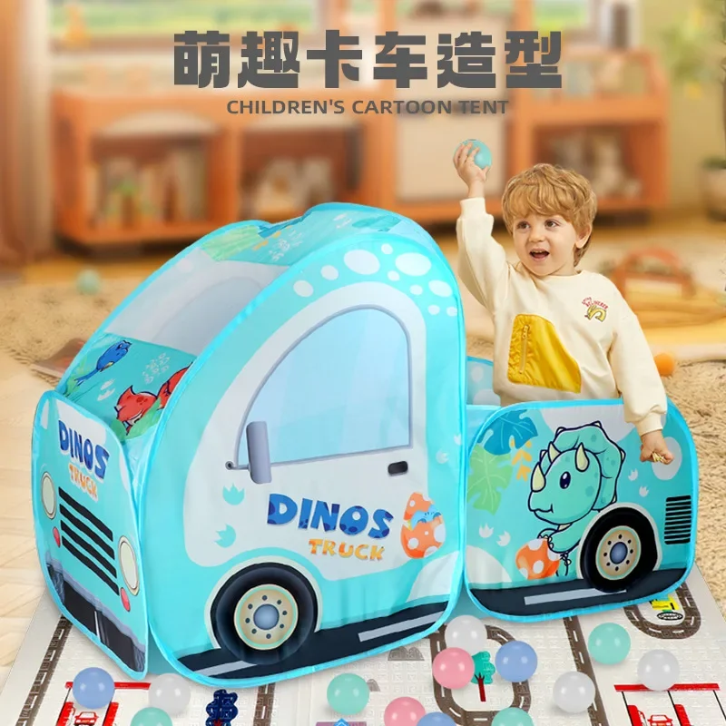خيمة أطفال قابلة للطي لعبة سيارة داخلية لعبة منزل للبنين والبنات طفل منزل صغير التظاهر اللعب لعبة منزل لعبة حمام السباحة الخيام #2