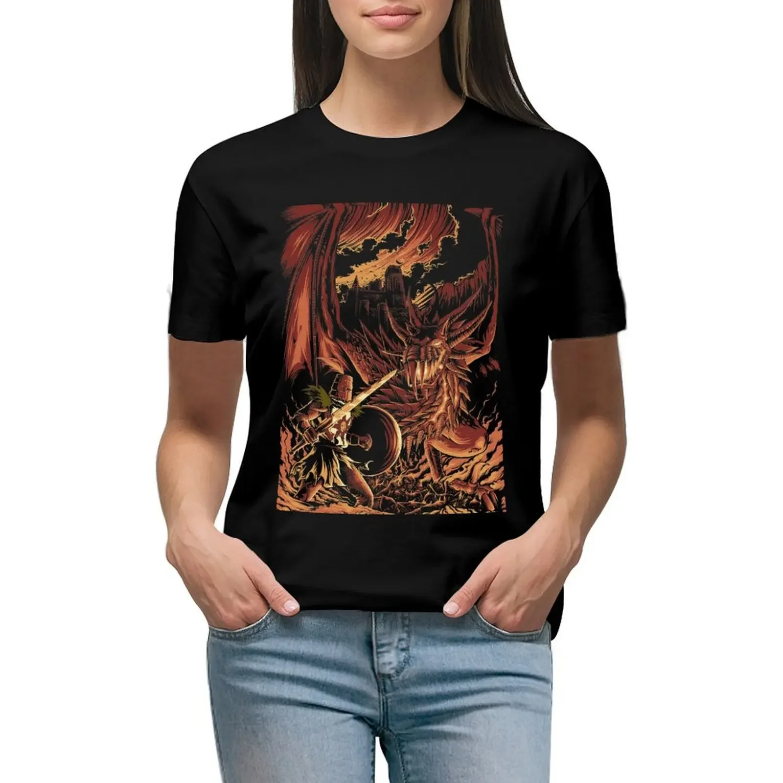 

Wyvern's Wrath T-Shirt summer top shirts graphic tees customs design your own customizeds t shirt dress Women