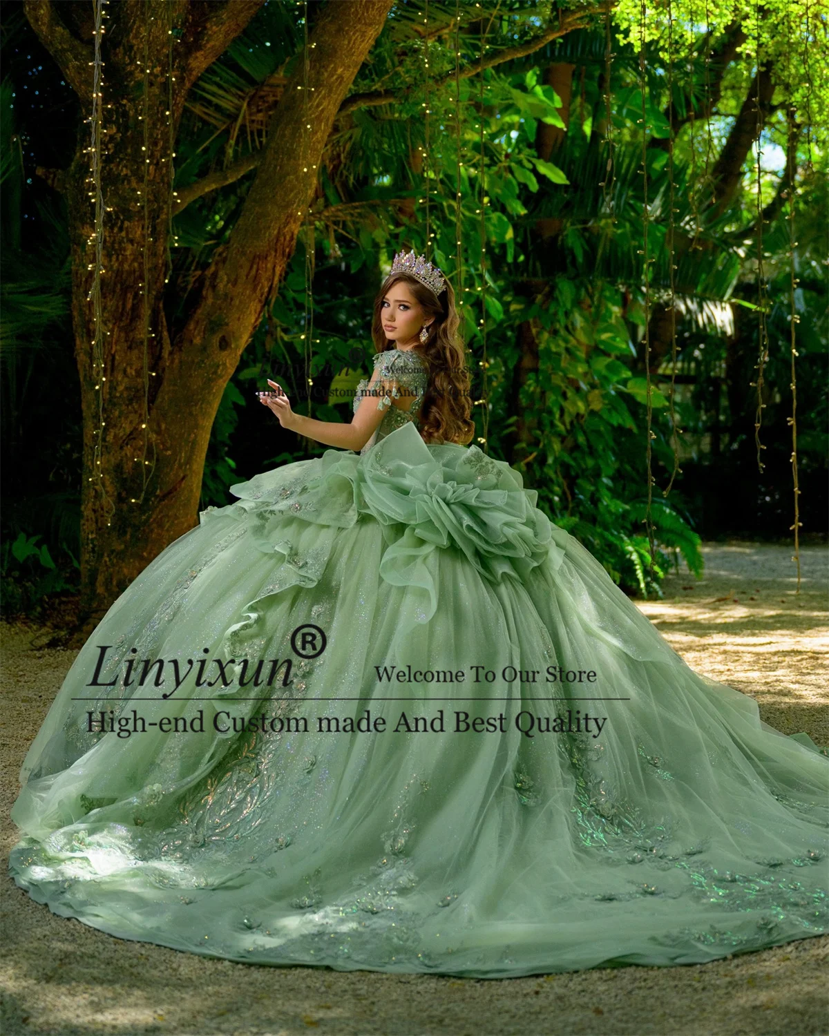 Vestidos de Quinceañera Estilo Mexicano con Apliques de Encaje, Vestido de 15 Años Personalizado con Volantes en Capas para Cumpleaños o Fiesta de Quince Años