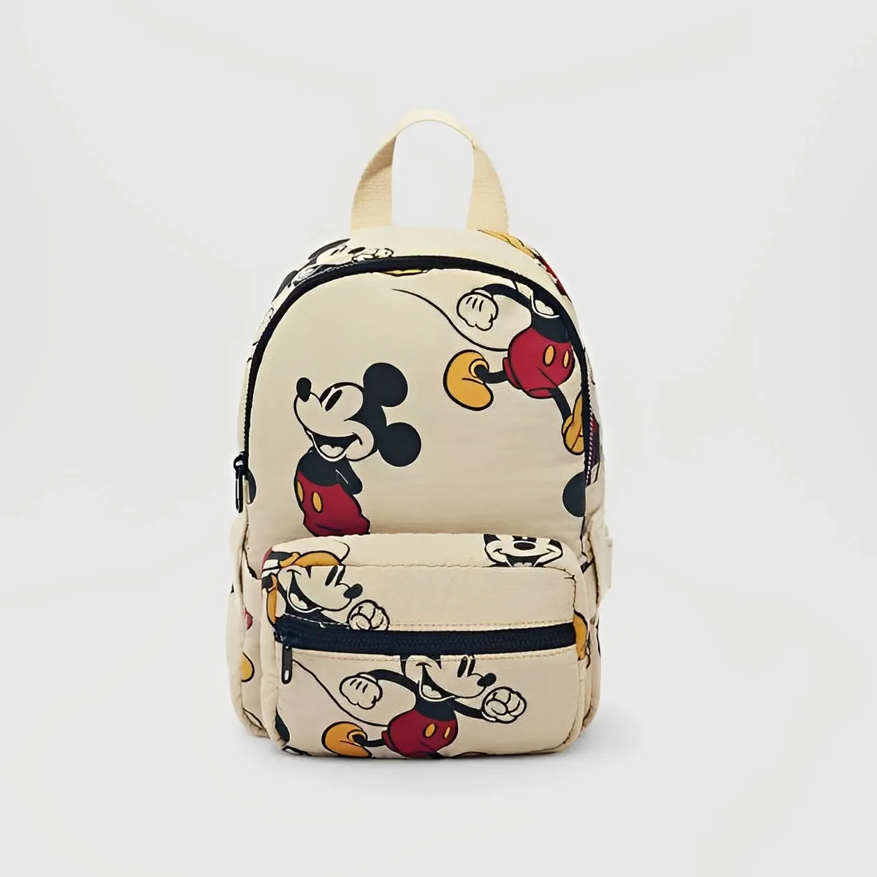 Disney New Fashionable Mickey Mouse Pattern Children\'s School Bag Cute Mickey Print Lightweight Backpack