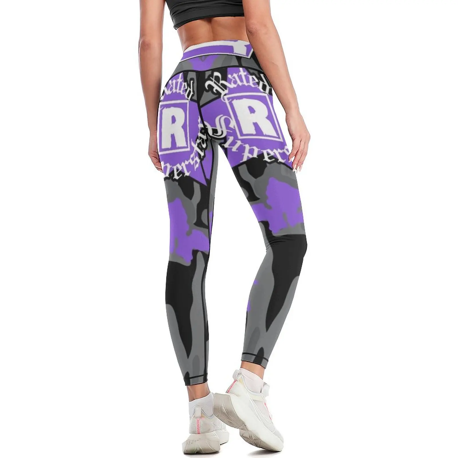 You Think You Know Me-Leggings de camuflaje Morado para mujer, mallas deportivas de tenis para mujer, Leggings push up