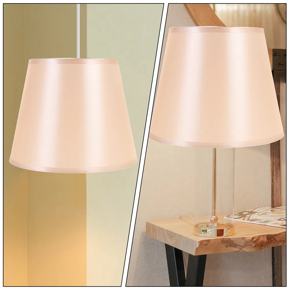 Small Round Lampshade E27 Base Indoor Light Cover Desk Wall Lamp Shade Soft Light Transmission Decorative Lamp Accessory