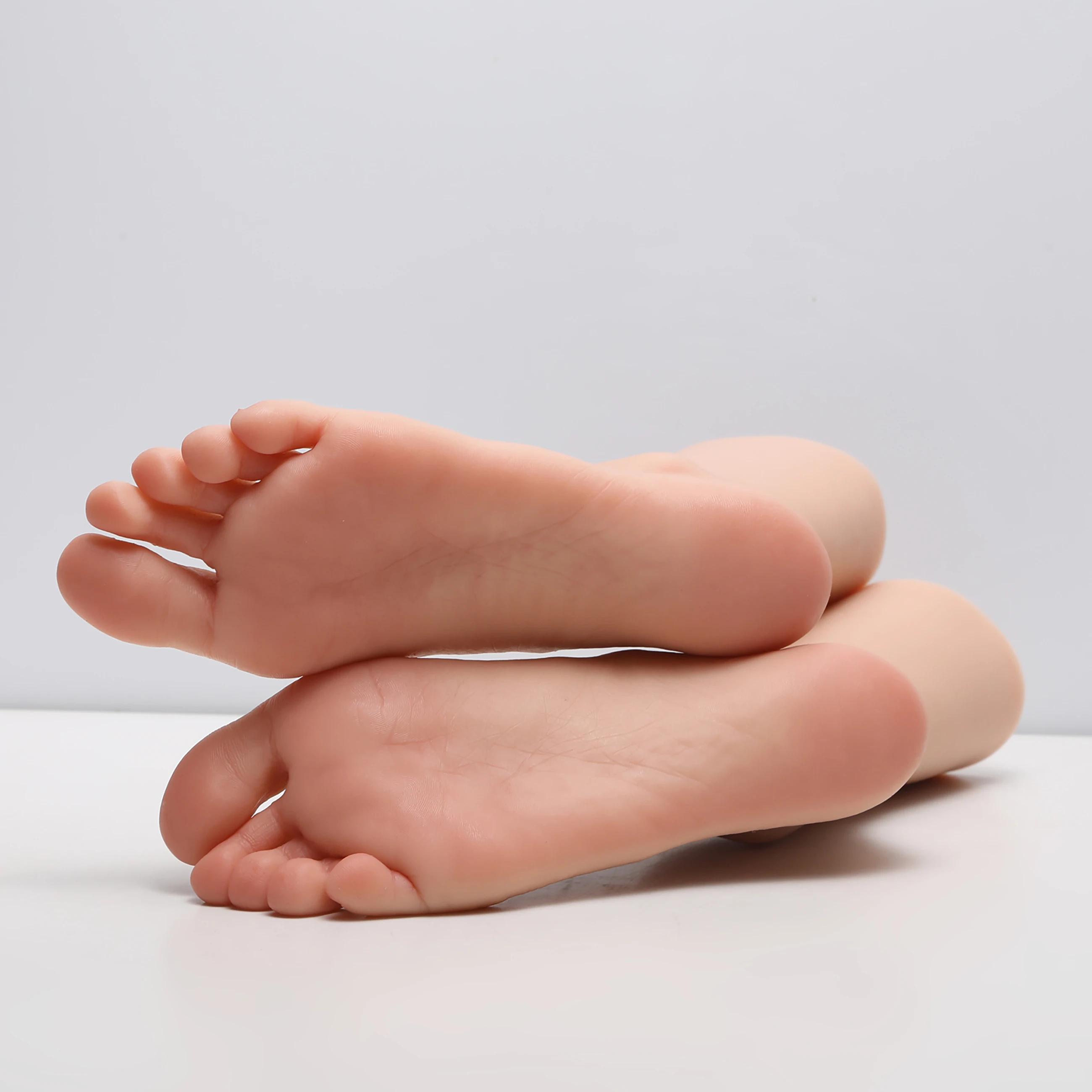 أنثى سيليكون نموذج القدم محاكاة وهمية الإنسان القدم الوثن الأحذية والمجوهرات عرض رسومات أظافر وهمية الممارسة 1:1 حجم TG4000