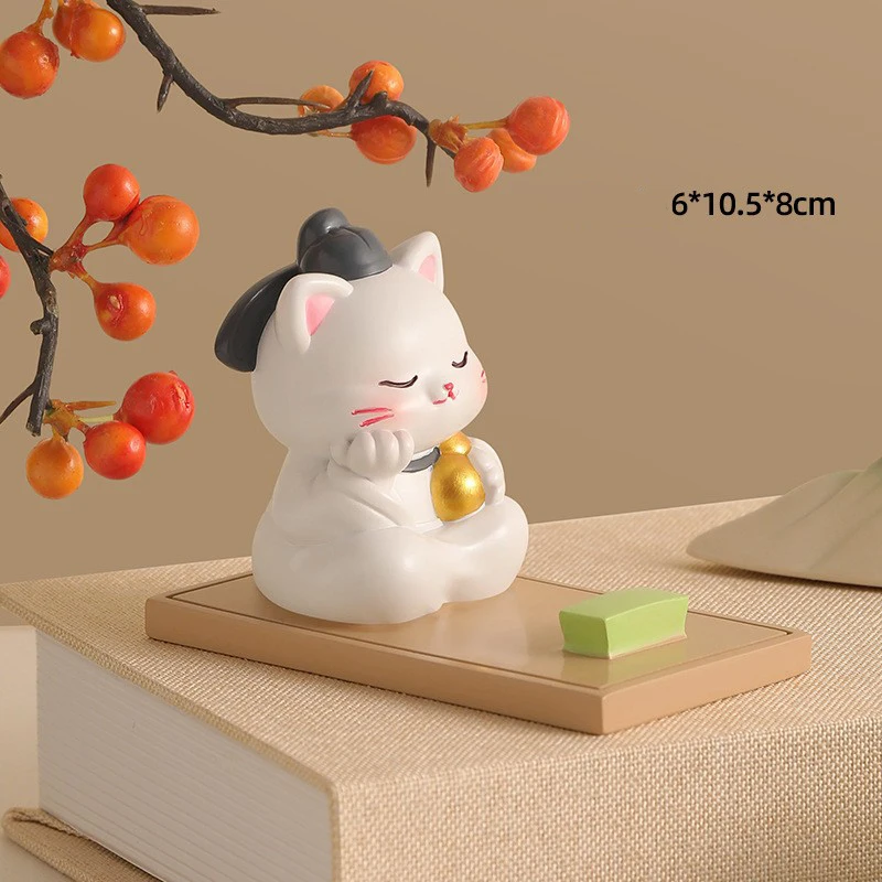 

Держатель для очков с милым котом, игривый милый кот, настольное украшение, подставка для телефона с мультяшным котом, высококачественная декоративная подставка для телефона с животными