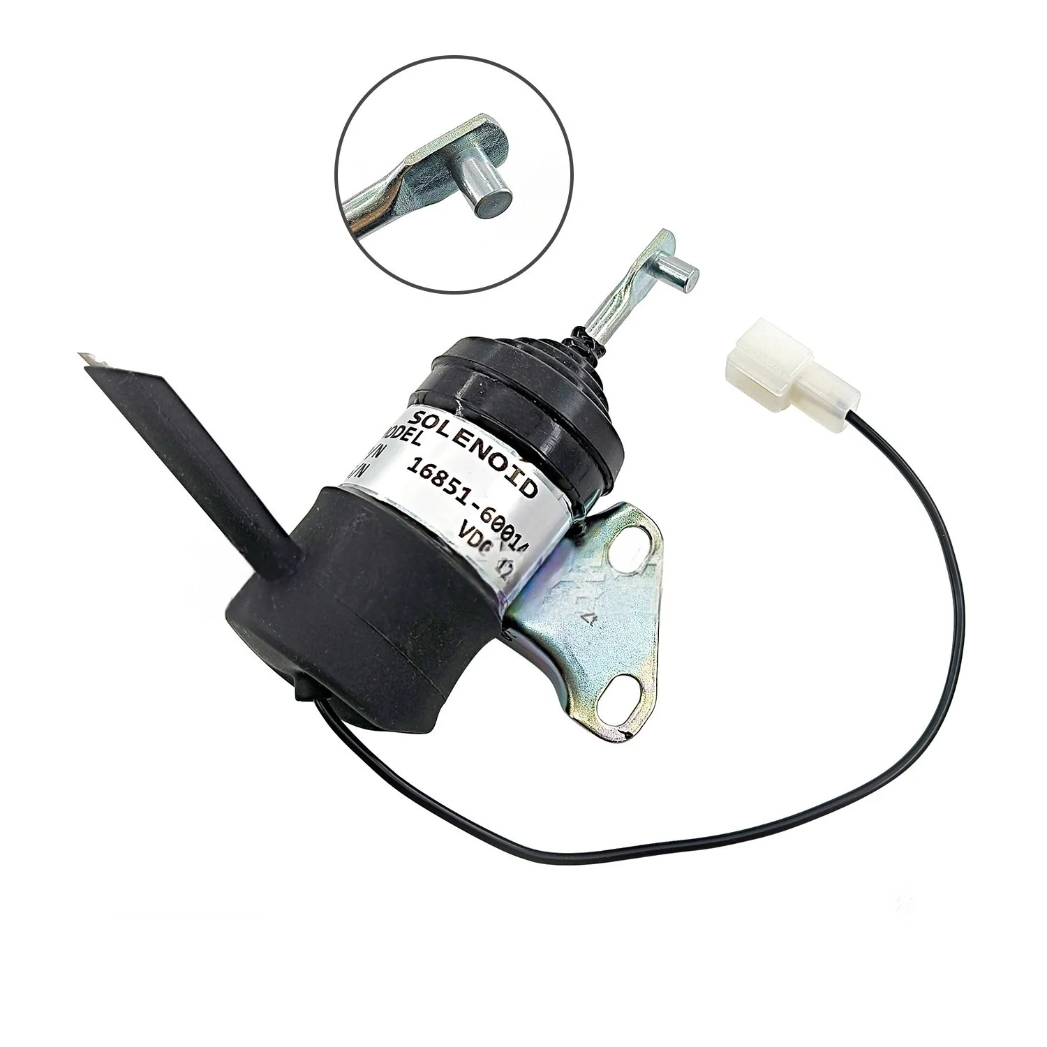 16851-60014 Engine Shutdown Solenoid Valve Shutdown Switch for Kubota U10/15/17/10/20 Compact Excavators