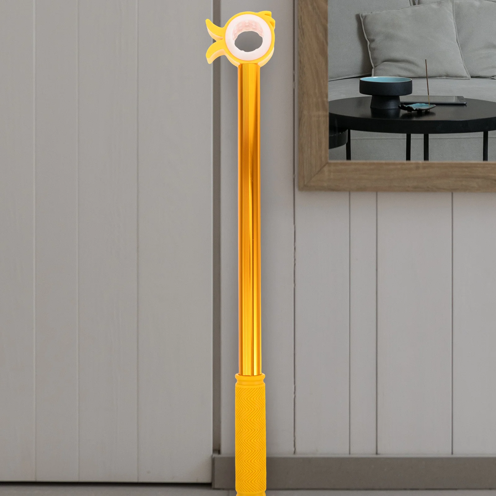 

Window Opener Pole with Clamp Adjustable Telescoping Rod for Blinds Awning Windows High Ceilings Shelves Living Room Kitchen Use