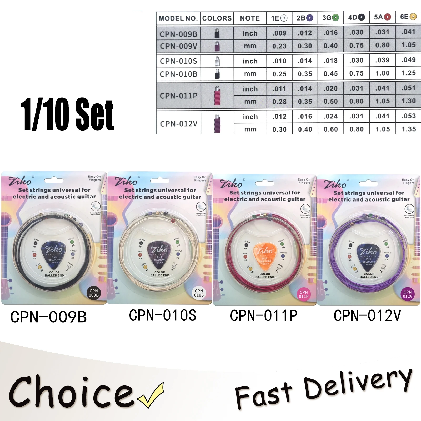 1/10 Set Ziko Cpn A…