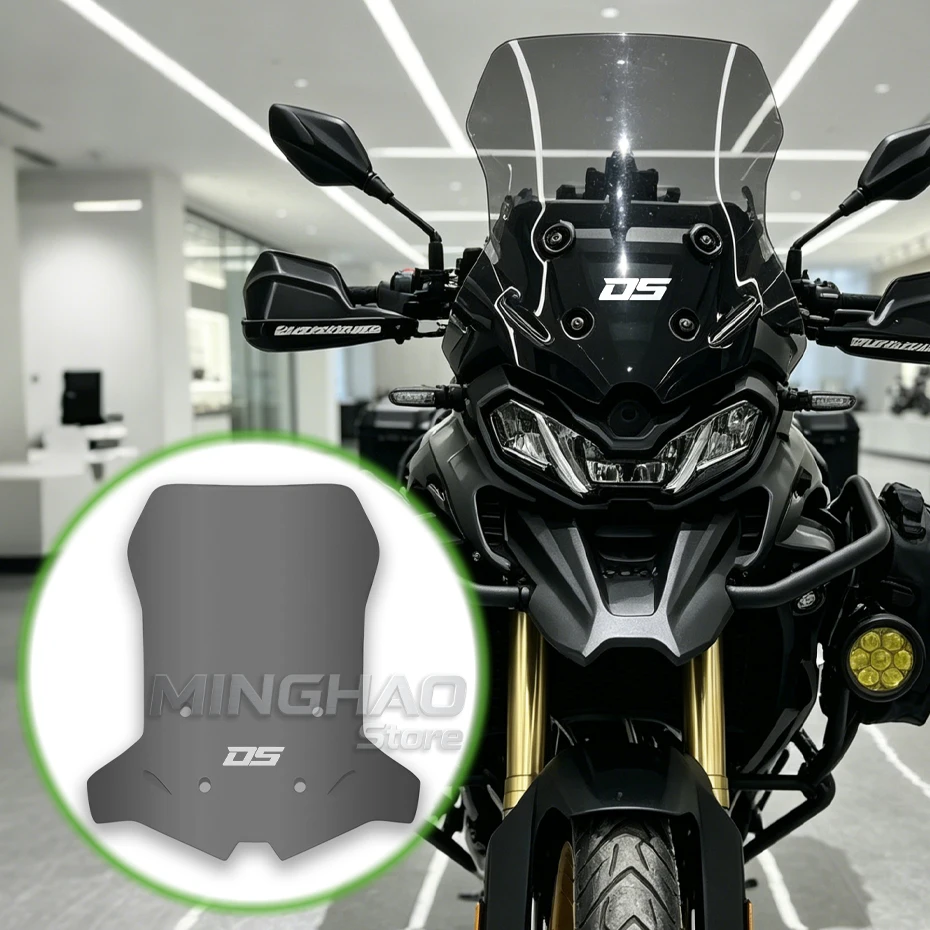 For LONCIN VOGE DS900X  900DSX DSX900 New Motorcycle Windscreens Windshield Wind Deflectors Viser Visor Transparent Smoky Gray