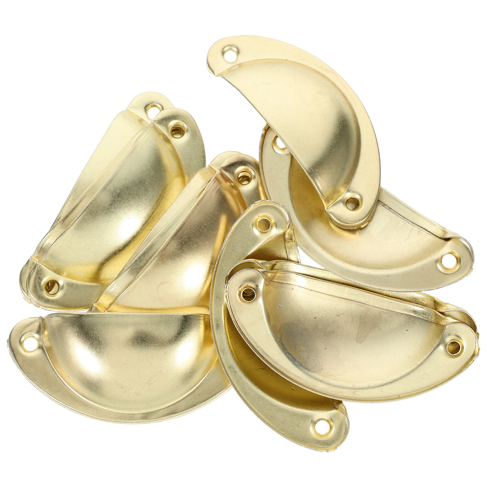 

12Pcs Retro Iron Half Circle Cabinet Pull Handles Vintage Drawer Door Handles for Kitchen Wardrobe Dresser Furniture Hardware