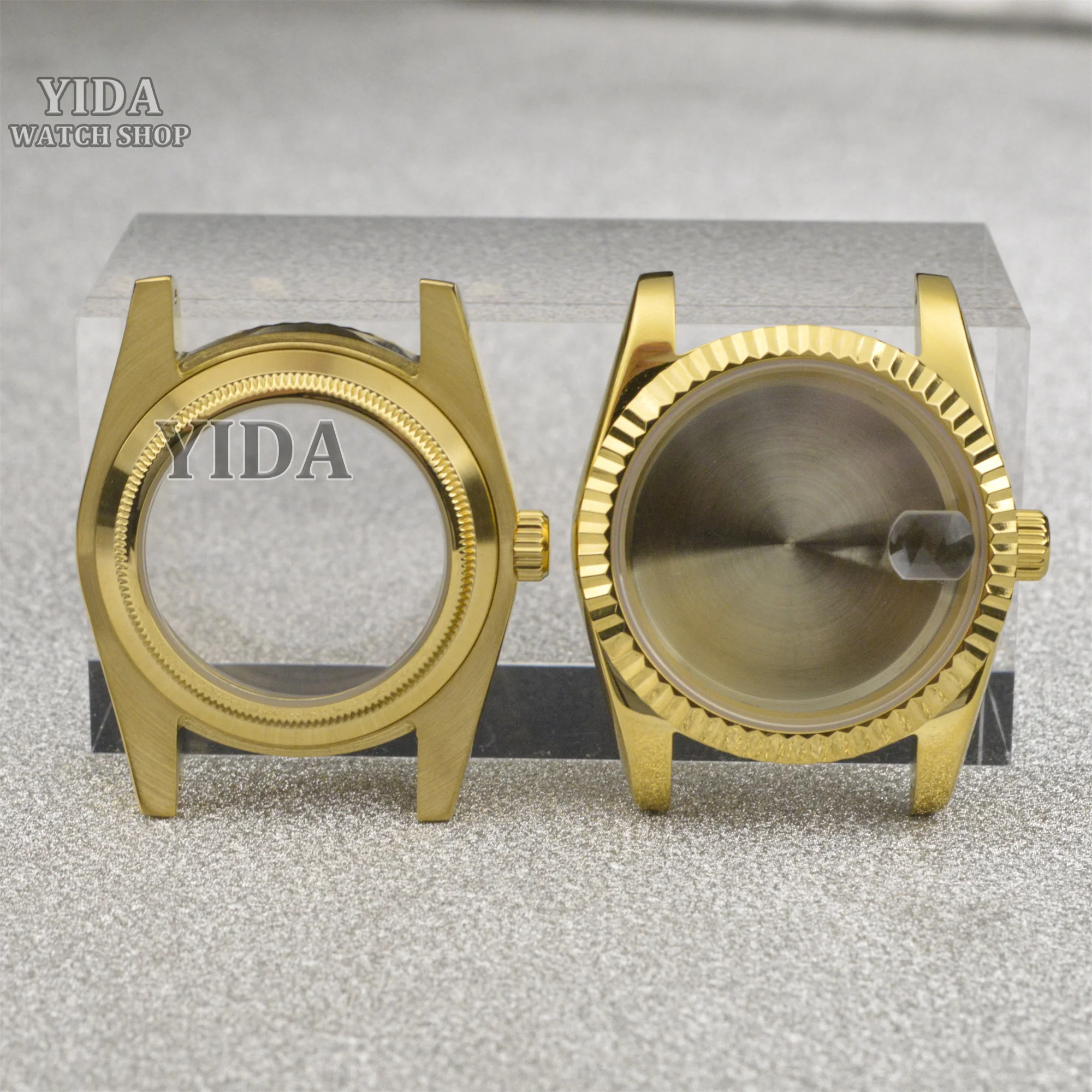 Корпус NH35 36 мм/39 мм, корпус для часов, нержавеющая сталь, сапфировое стекло, водонепроницаемый корпус 10 АТМ для Datejust NH35 NH36, аксессуары для механизмов