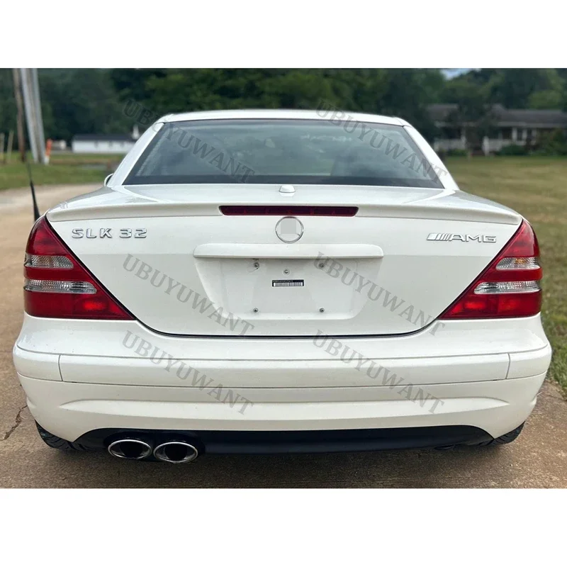 Für Benz 1998-2004 R170 SLK-Klasse SLK230 SLK32 Carbon-Faser Heckklappen-Dachflügel Spoilerlippe
