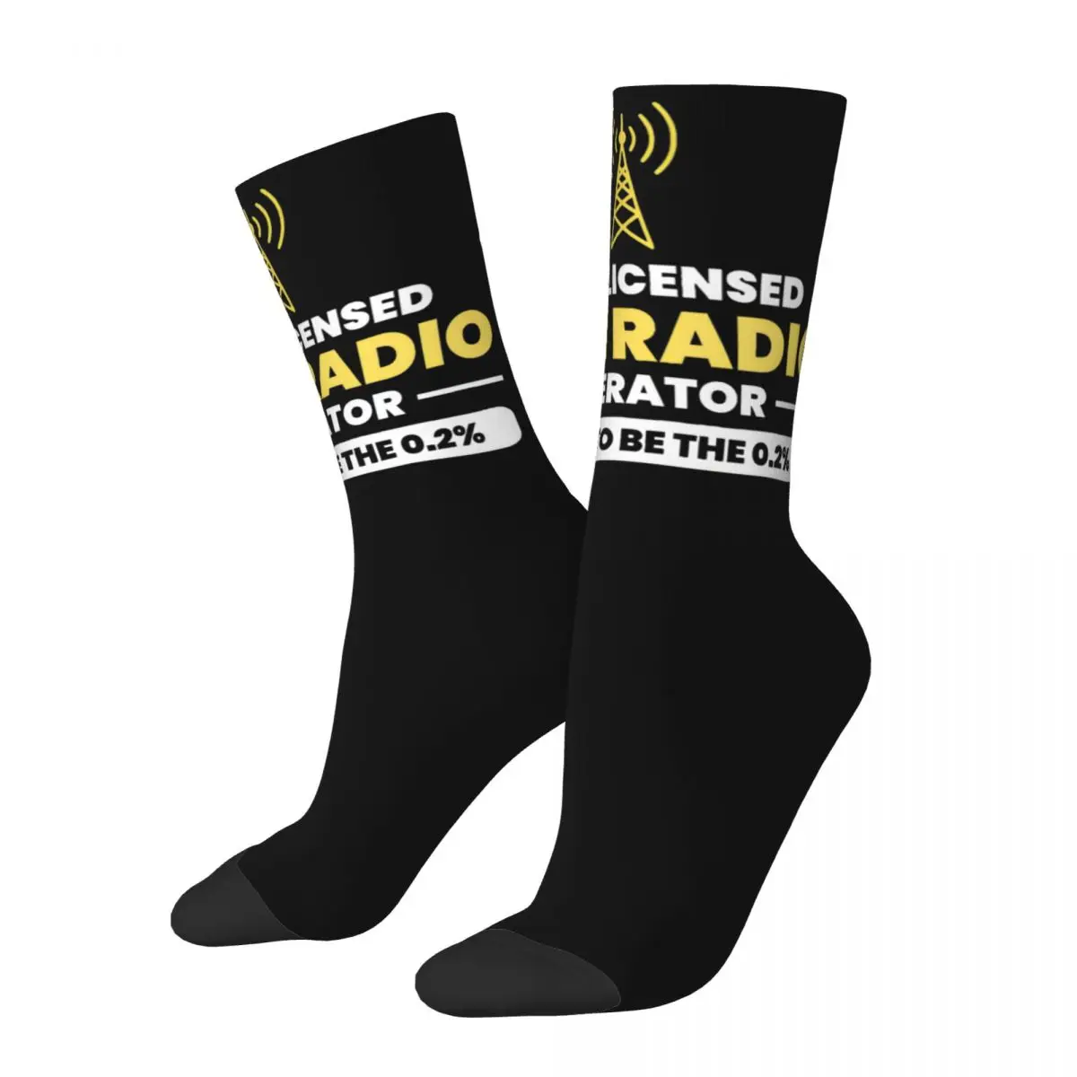 

Amateur Ham Radio Operator Socks Merch For Men Women Cute Crew Socks