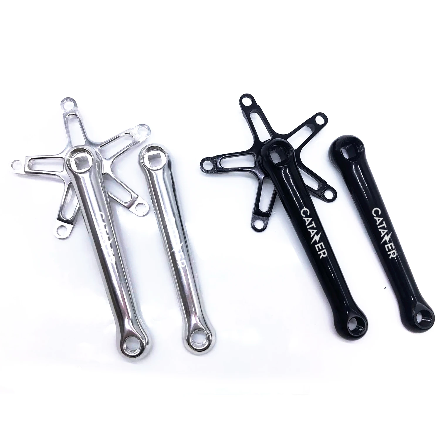 

Aluminum Alloy Single Bike Crank Arm 170mm for 130mm MTB Road Brompton Folding Crankset Square Taper Bike Part 130BCD