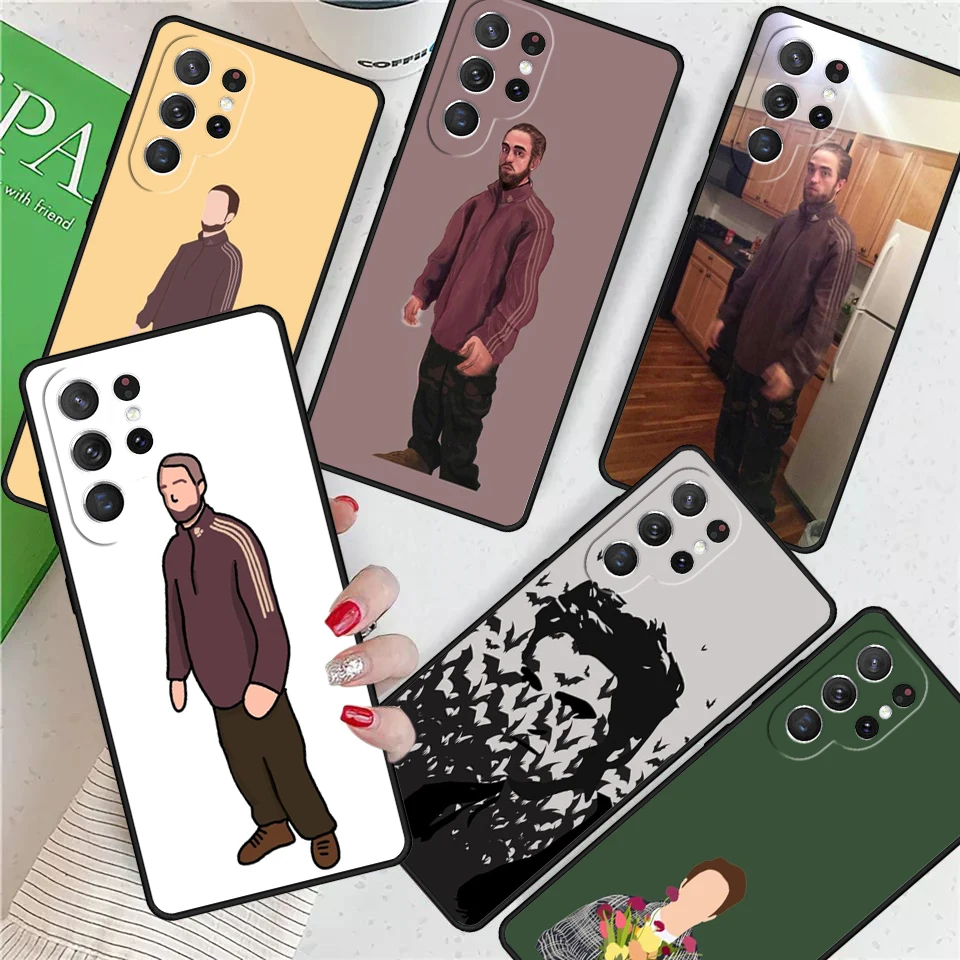 Robert Pattinson Standing For Samsung Galaxy S24 Ultra S21 S22 S8 S9 S10 5G Note 10 20 Plus FE S23 Phone case Cover Coque