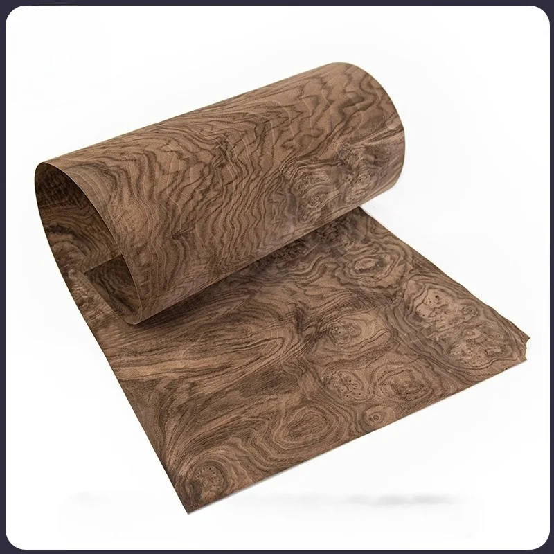 

Natural black walnut block wood veneer decoration refurbished furniture speaker high-end tray veneer