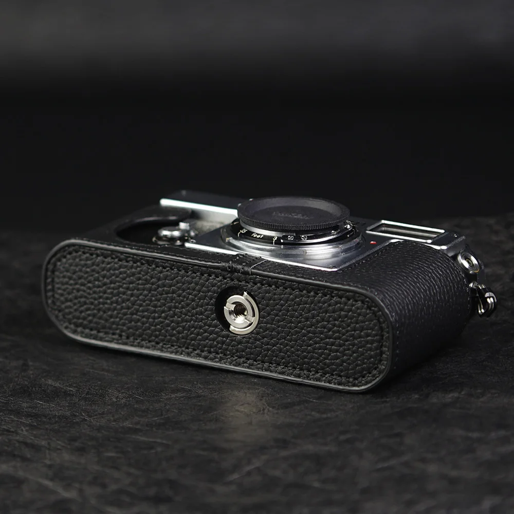 Untuk Nikon F S3 Casing Kulit Asli Setengah Casing F Setengah Tas F Tas Kamera Buatan Tangan Casing Pelindung Retro S3