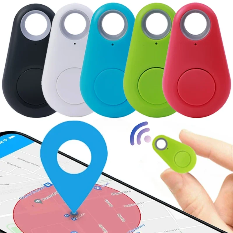 Portable Mini Bluetooth GPS Trackers Anti-Lost Mini Key Finder Locator Pets Articles Wallet Collar Tracking Device Accessories