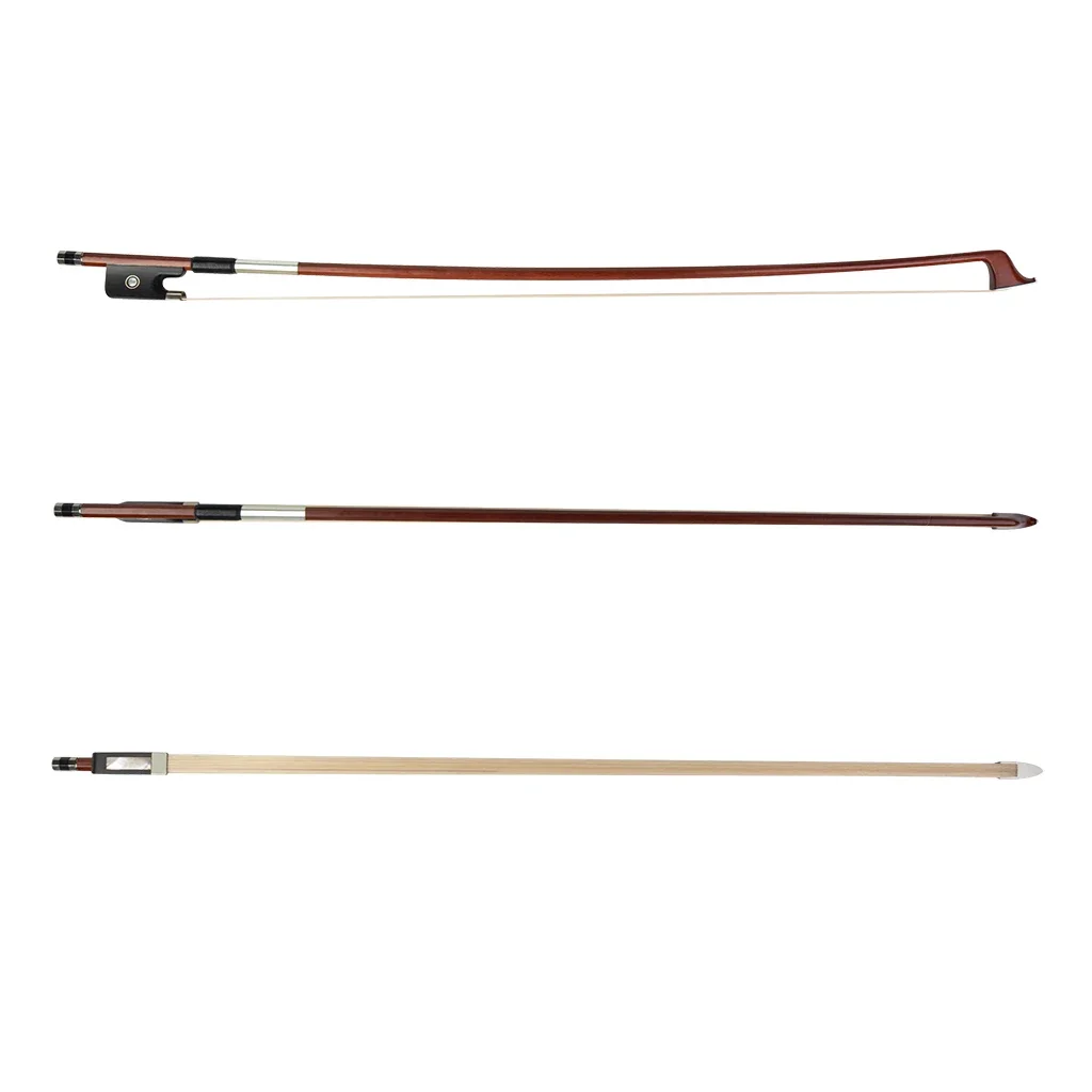 3PCS 4/4 3/4 1/2 1/4 1/8 Size Student Cello Bow Well Balanced Handmade Brazilwood Classic Cellos  Light Weight Arcos