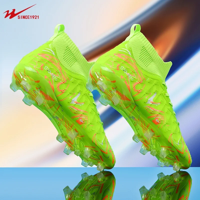 

Double Star Football Shoes, FG Natural Grass Football Shoes, Unisex Football Shoes, Ultra Light Natural Grass Training Boots