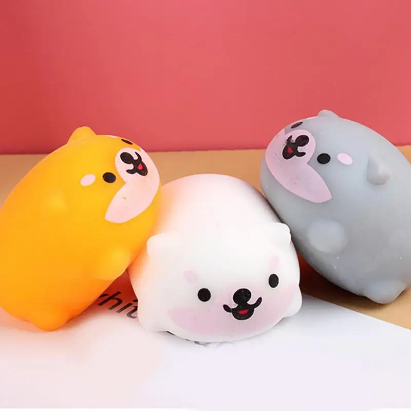 

Kawaii Dog Shaped Antistress Ball Mochi Animal Stretching Squeeze Toys Party Favors Stress Relief Toys For Kids Birthday Gifts