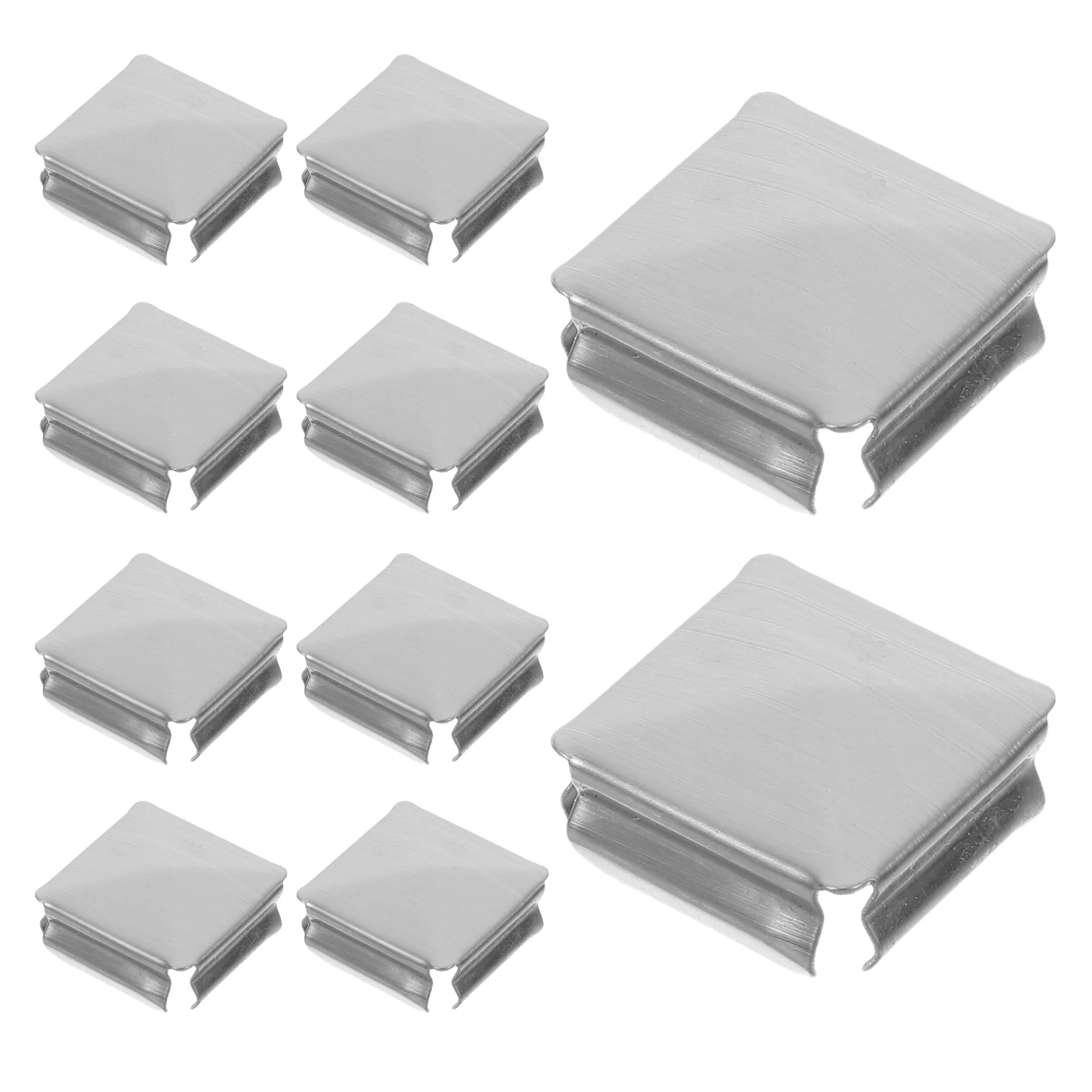 

10 Pcs Square Tube Sealing Cap Protective End Sealed Caps Quick-installation Plugs