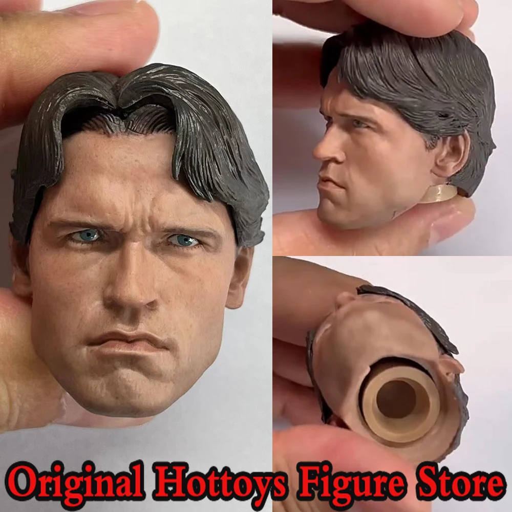 

В наличии масштаб 1/6, скульптура головы солдата-мужчины, Терминатор T800, резьба по голову Арнольда, подходит для 12-дюймовой экшн-фигурки, модель тела