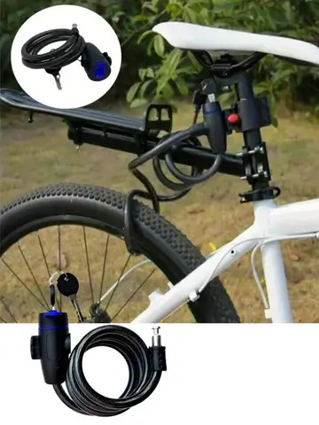 Heavy Duty Motorcycle Chain Lock 80cm Metal Anti Theft Bike Lock with 2 Keys for Maximum Security and Reinforcement of Bicycle