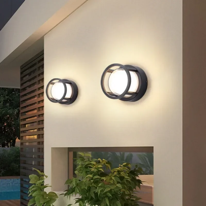 Imagem -05 - Impermeável Led Wall Light sem Sensor de Movimento Iluminação Exterior Varanda Luzes Varanda e Lâmpada de Jardim Ip65