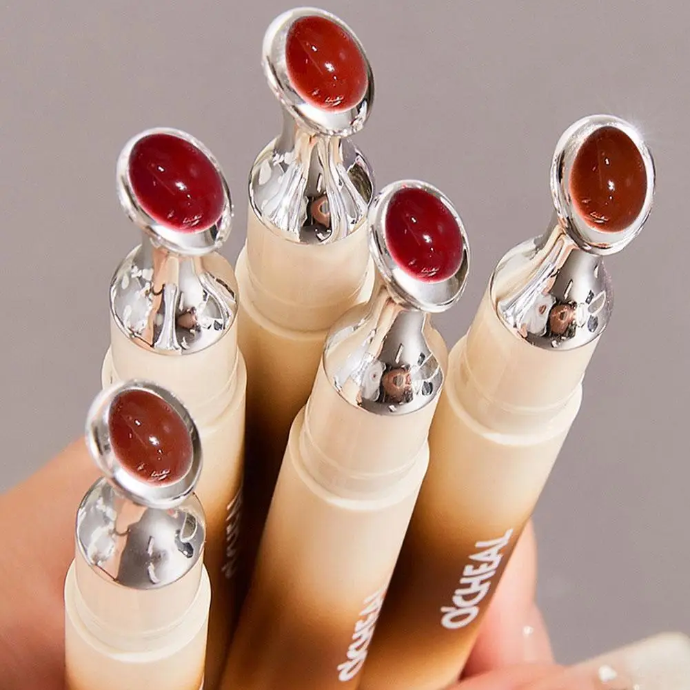 

5Colors Air Cushion Lip Powder Cream Matte Long Wear Hydrating Lipstick Waterproof Non Transfer Lip gloss Smooth Makeup Cosmetic