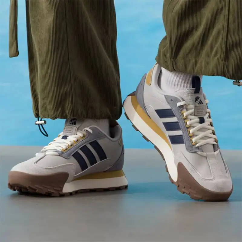 Zapatillas deportivas informales retro Adidas populares, zapatos para caminar con rayas de gamuza, zapatillas deportivas para hombre y mujer, zapatillas deportivas para exteriores KJ2053