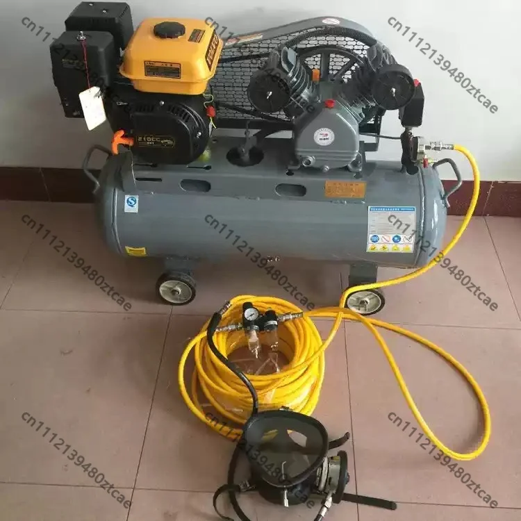 Surface‑Supply Diving Breathing System Long Air Hose Diving Air Compressor Equipment For Underwater Diving Operation
