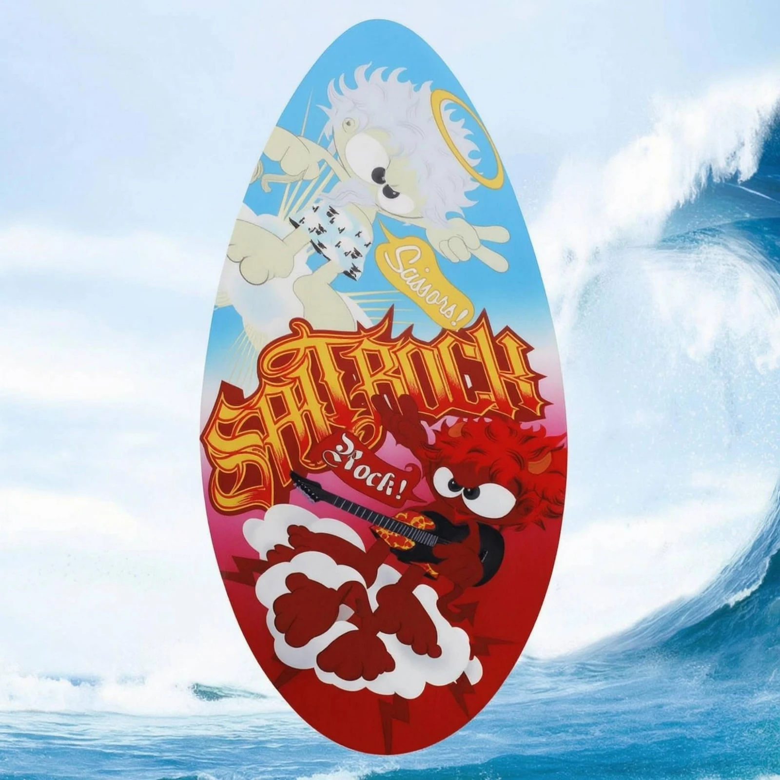 Water Surfboard Tapered Standing Surfboard Printed Graphic Single for Recreational Use