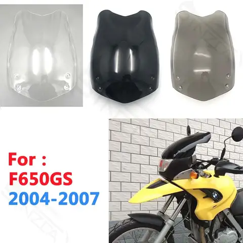 BMW F650GS F 650 GS F 650GS F650 GS 2004 - 2007 2005 2006 앞 유리 윈드 스크린 공기 흐름 윈드 디플렉터 검은색