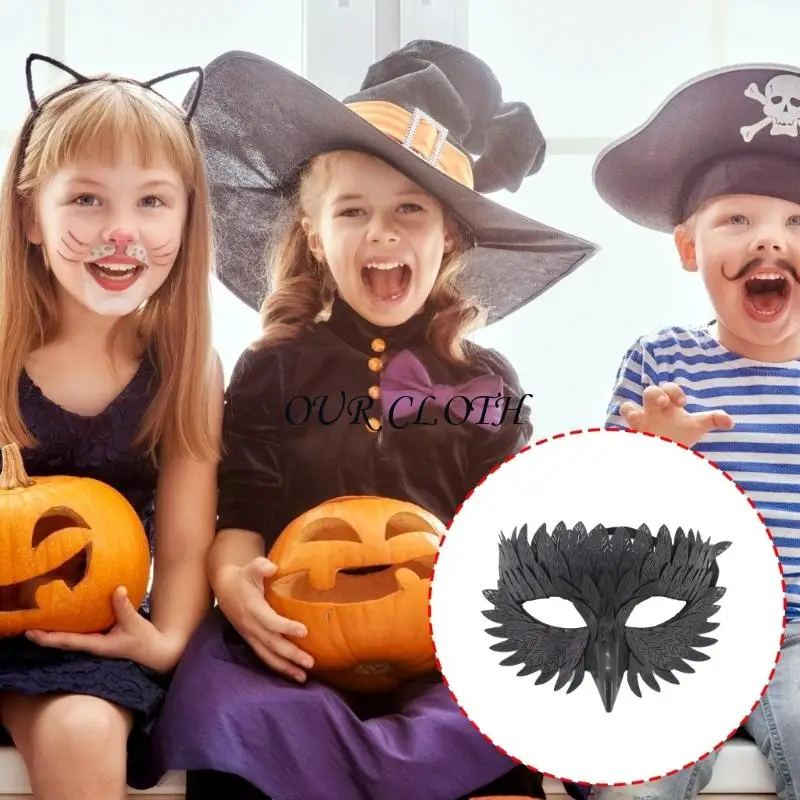 여자를위한 할로윈 마스크 버드 부리 마스크 깃털 반면 마스크 마스크 마스크 마스크 마스크 파티 마스크 Y1AC